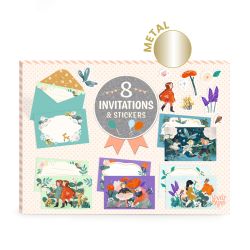 CARTES D'INVITATION - COPINES DU JARDIN - DJECO