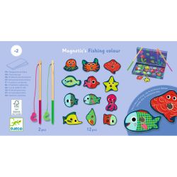 Fishing Colour - Jeu éducatif en bois - DJECO