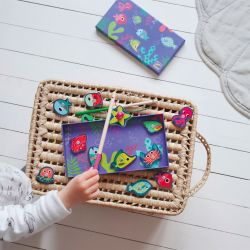 Fishing Colour - Jeu éducatif en bois - DJECO