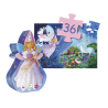 La Fée et la Licorne - Puzzle Silhouette - 36 Pièces - DJECO