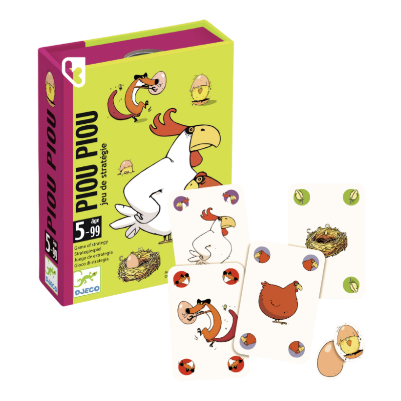 PIOU PIOU - JEU DE CARTES - DJECO