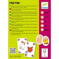 PIOU PIOU - JEU DE CARTES - DJECO