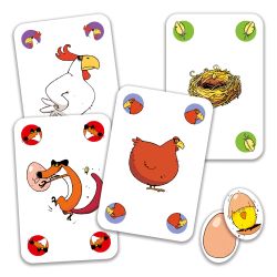 PIOU PIOU - JEU DE CARTES - DJECO