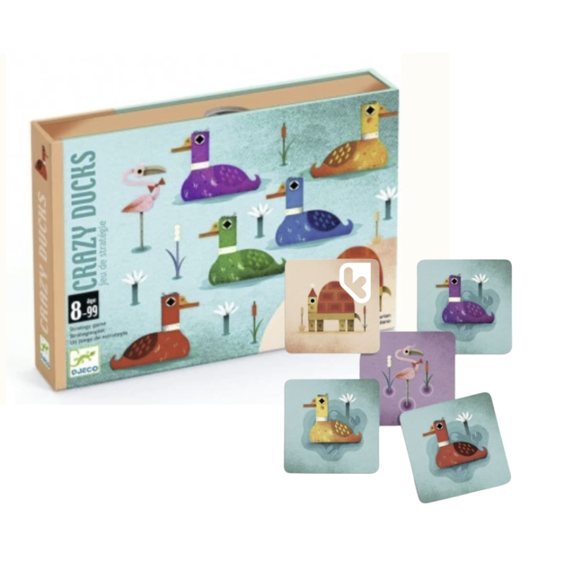 Crazy Ducks - Jeu de Cartes - DJECO