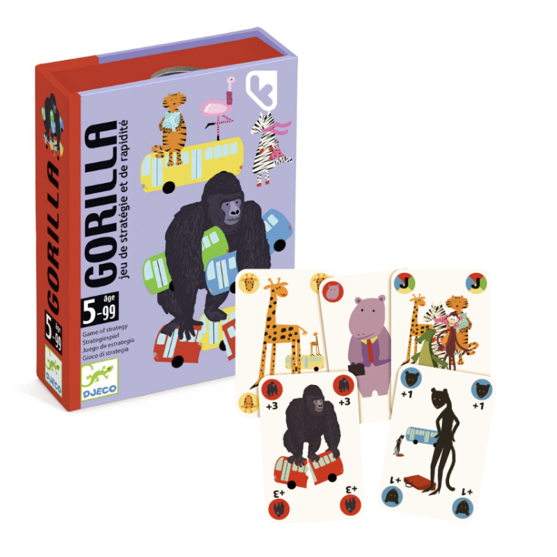 Gorilla - Jeu de Cartes - DJECO