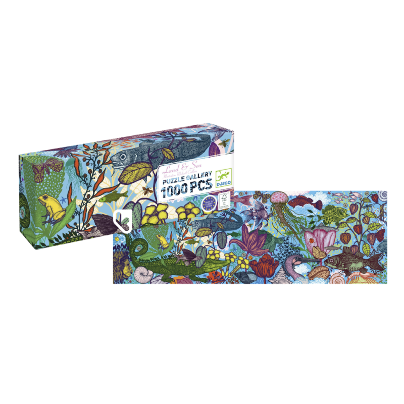 Land and Sea - Puzzle Gallery - 1000 Pièces - DJECO