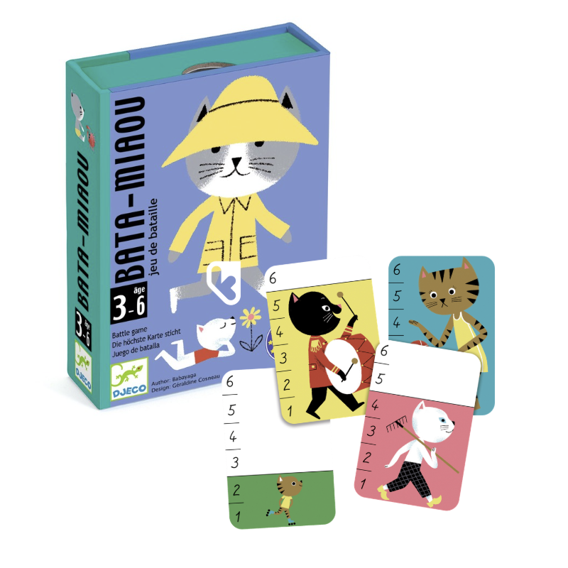 Bata - Miaou - Jeu de Cartes - DJECO