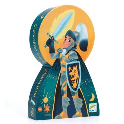 PUZZLE SILHOUETTE - LE CHEVALIER DE LA PLEINE LUNE - 36 PIÈCES - DJECO