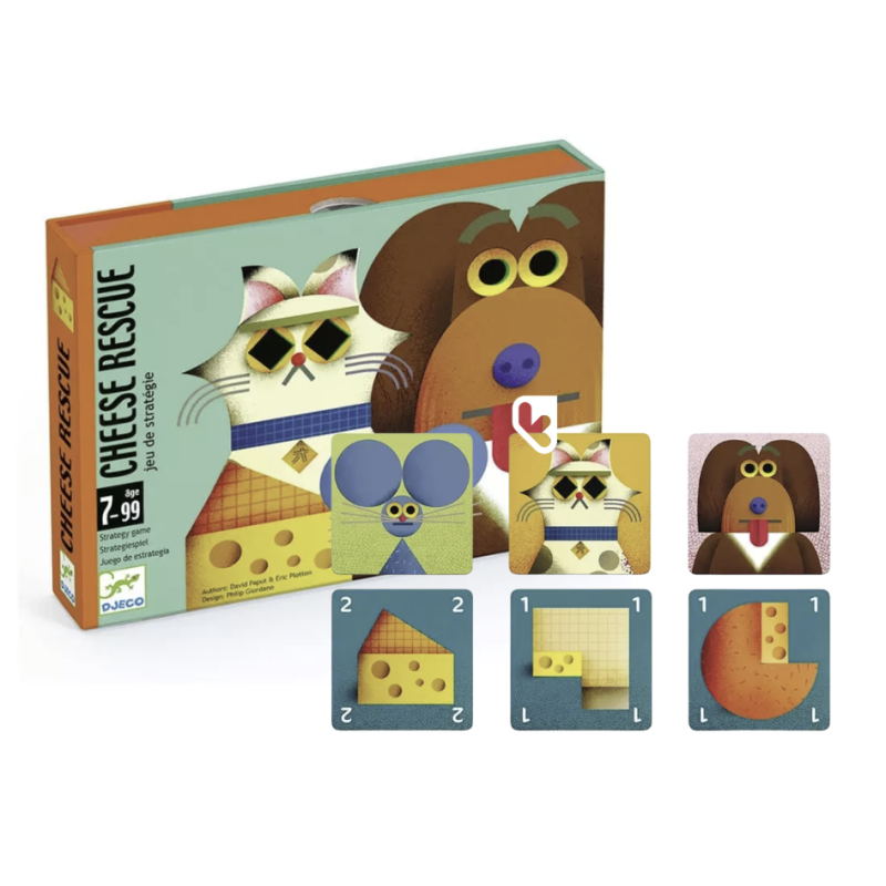 Cheese Rescue - Jeu de Cartes - DJECO