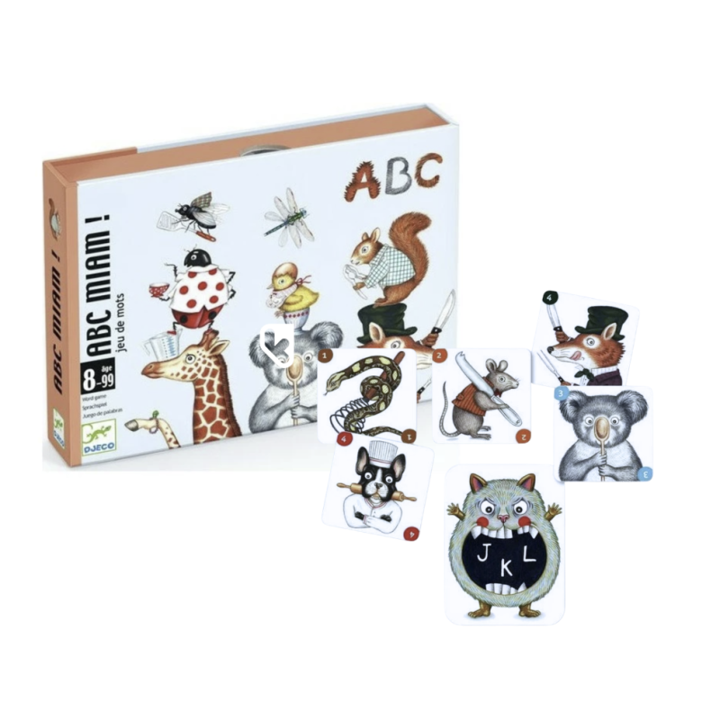ABC Miam - Jeu de Cartes - DJECO