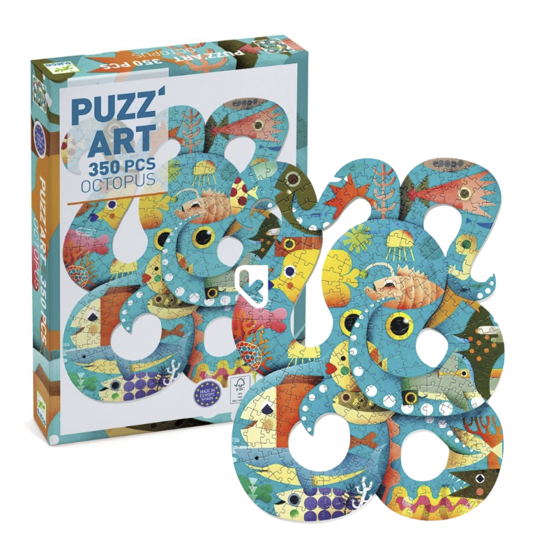 Octopus - Puzz'Art - 350 Pièces - DJECO