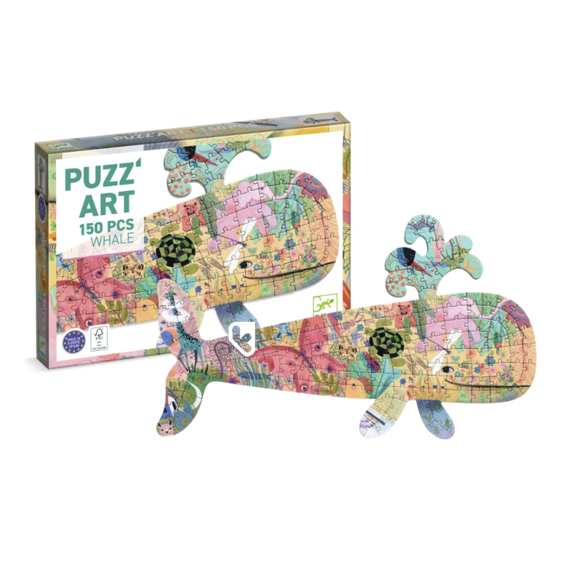 Whale - Puzz'Art - 150 Pièces - DJECO