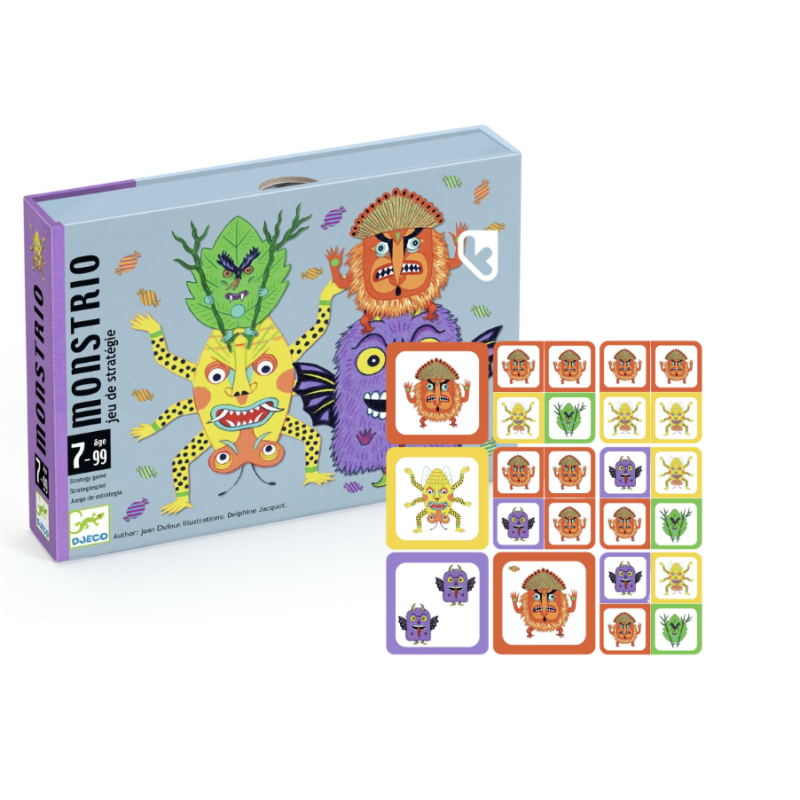 Monstrio - Jeu de Cartes - DJECO