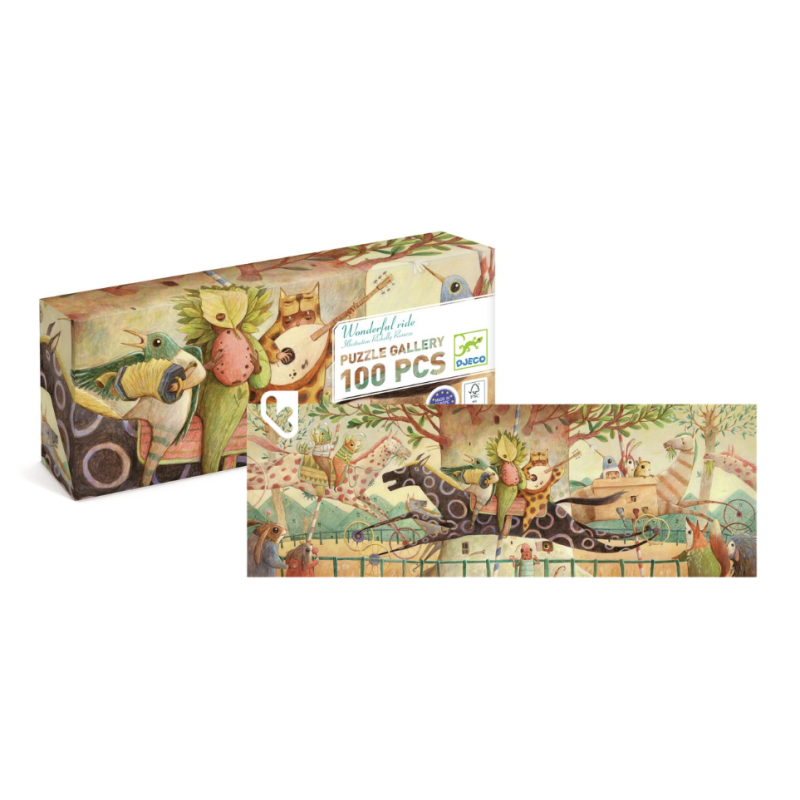 Wonderful Ride - Puzzle Gallery - 100 Pièces - DJECO