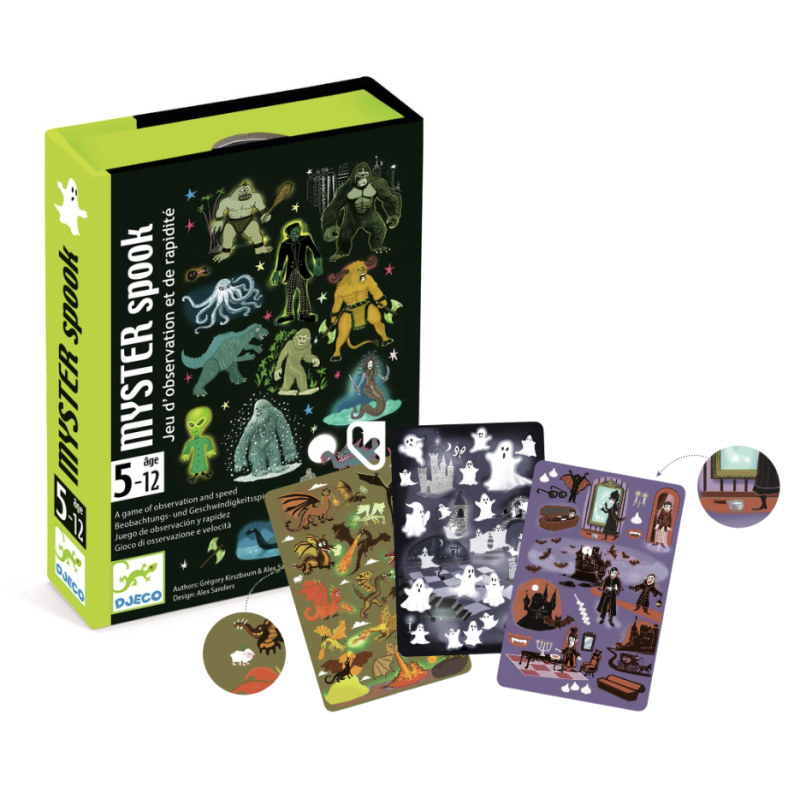 Myster Spook - Jeu de Cartes - DJECO