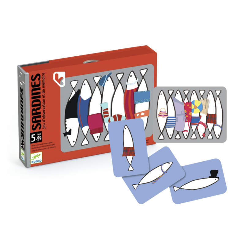 Sardines - Jeu de Cartes - DJECO