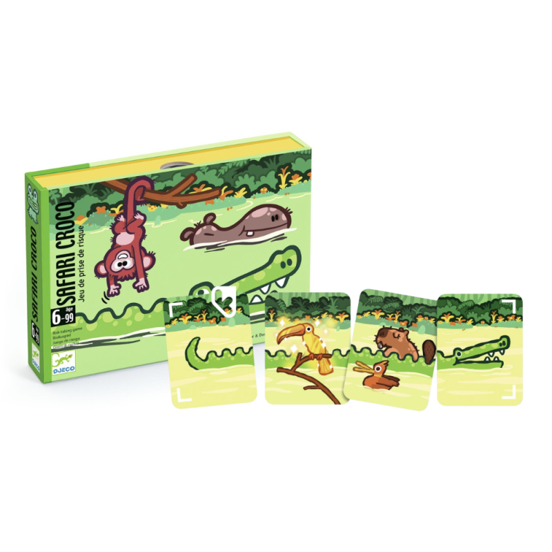Safari Croco - Jeu de Cartes - DJECO