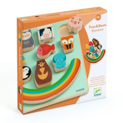 Puzz & Boom rainbow - Puzzle relief - DJECO