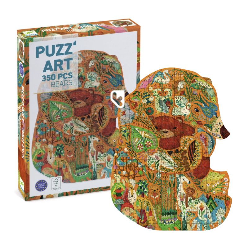 Ours - Puzz'Art - 350 Pièces - DJECO