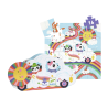 Voiture Nuage - Puzzle silhouette - 16 PIÈCES - DJECO