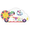 Voiture Nuage - Puzzle silhouette - 16 PIÈCES - DJECO