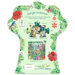 Jungle indienne - Puzzle silhouette - 54 Pièces - DJECO