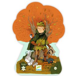Robin des Bois - Puzzle silhouette - 36 PIÈCES - DJECO