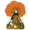 Robin des Bois - Puzzle silhouette - 36 PIÈCES - DJECO