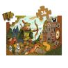 Robin des Bois - Puzzle silhouette - 36 PIÈCES - DJECO