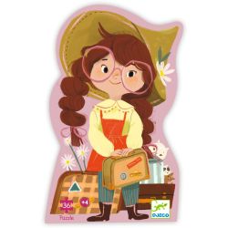 Le Voyage de Mia - Puzzle silhouette - 36 PIÈCES - DJECO