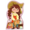 Le Voyage de Mia - Puzzle silhouette - 36 PIÈCES - DJECO