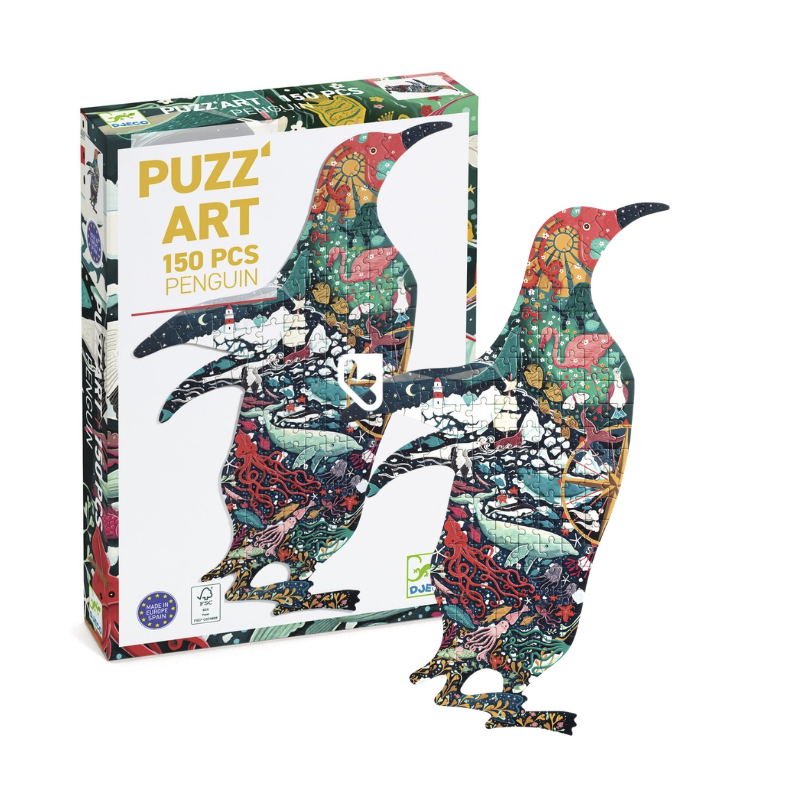 Pingouin - Puzz'Art - 150 PIÈCES - DJECO