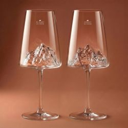 COFFRET DE 2 VERRES À VIN - MONTS BLANC et EVEREST - ALASKAN MAKER