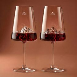 COFFRET DE 2 VERRES À VIN - MONTS BLANC et EVEREST - ALASKAN MAKER