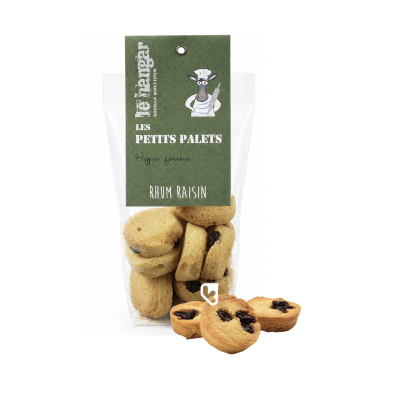Les petits palets bretons - Rhum/Raisin - 150G - LE HANGAR