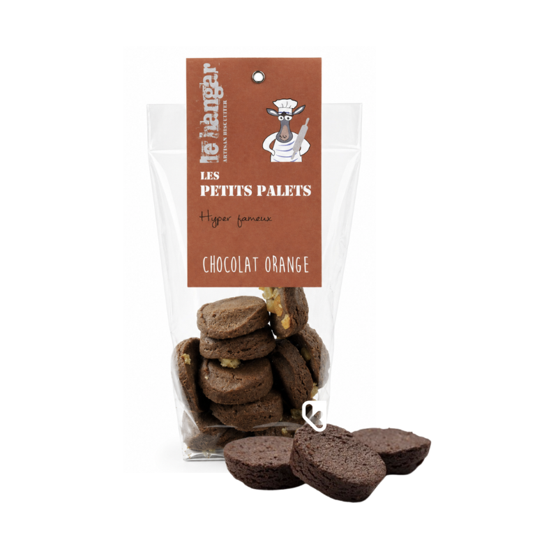 Les Petits Palets Bretons - Chocolat/Orange - 150g- LE HANGAR