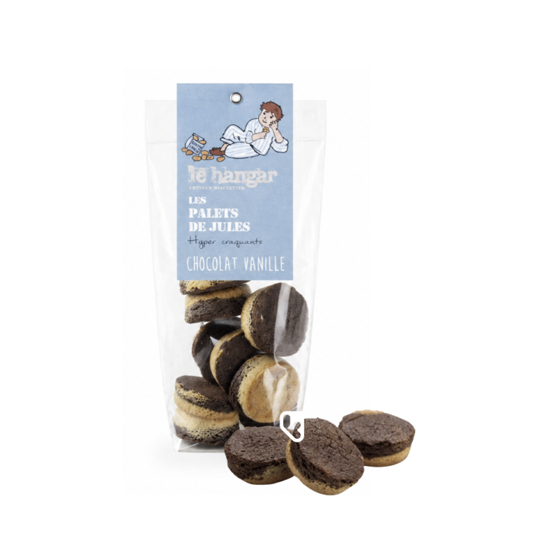 LES PALETS DE JULES -  CHOCOLAT VANILLE - 150G - LE HANGAR