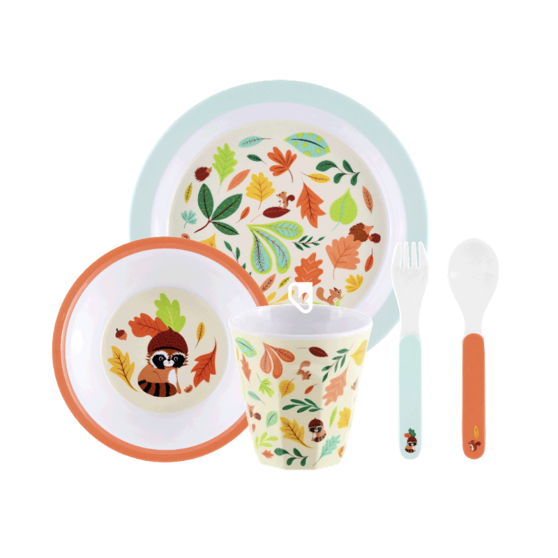Coffret repas enfant - Automne - DERRIÈRE LA PORTE