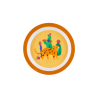 Set repas enfant - DÉSERT - DERRIÈRE LA PORTE