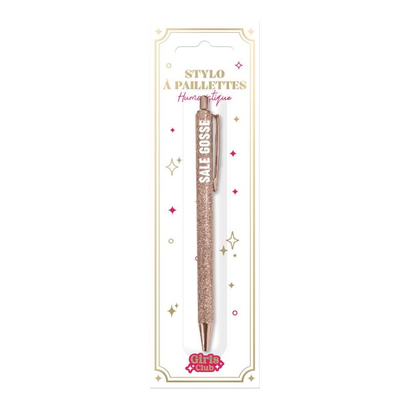 STYLO À PAILLETTES - SALE GOSSE
