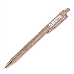 STYLO À PAILLETTES - COCOTTE