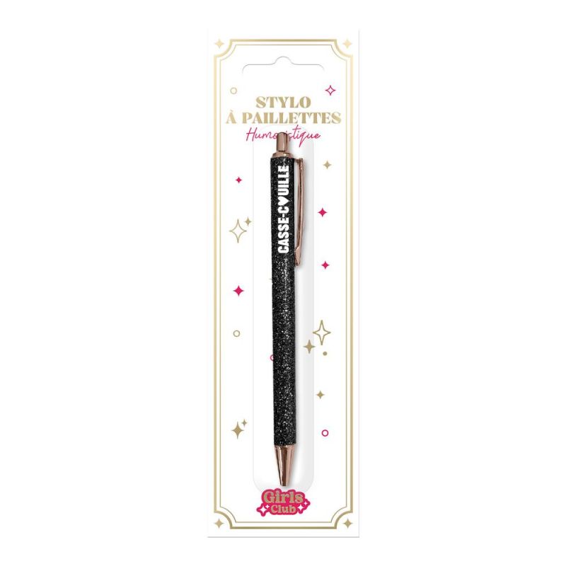 STYLO À PAILLETTES - CASSE COUILLE