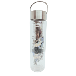 Bouteille en verre avec infuseur 400ml - Little Animal Leo - EIGENART