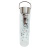 Bouteille en verre avec infuseur 400ml - Eucalyptus - EIGENART