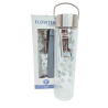 Bouteille en verre avec infuseur 400ml - Eucalyptus - EIGENART