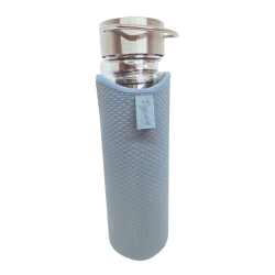 Bouteille en verre avec infuseur 400ml - Eucalyptus - EIGENART
