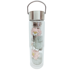 Bouteille en verre avec infuseur 400ml - Padma - EIGENART