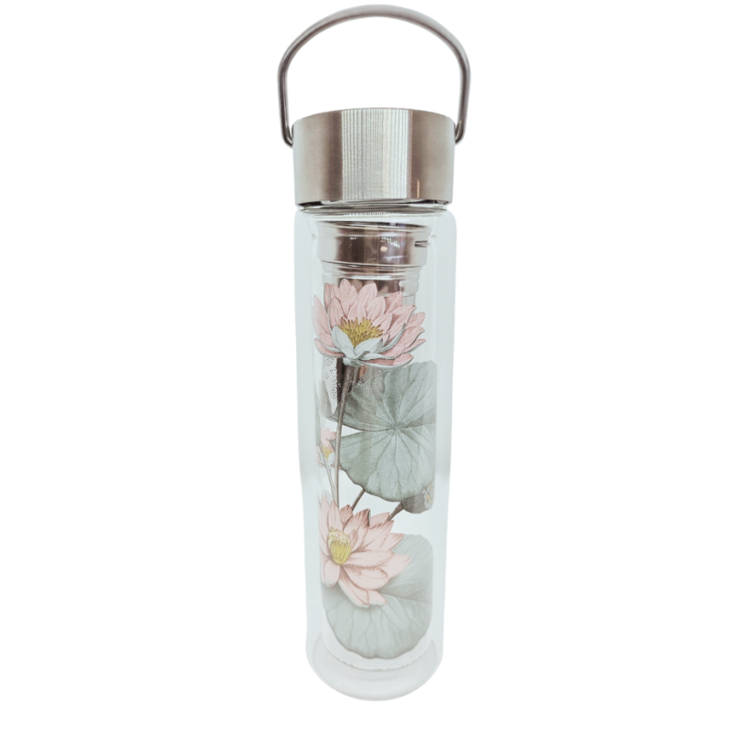 Bouteille en verre avec infuseur 400ml - Padma - EIGENART
