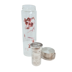 Bouteille en verre avec infuseur 400ml - Cerisiers - EIGENART