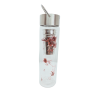 Bouteille en verre avec infuseur 400ml - Cerisiers - EIGENART